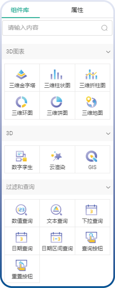 丰富的应用组件库